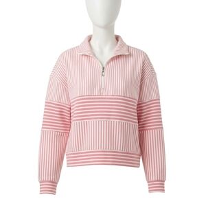 NEW ENTRO hudon pullover top in pink